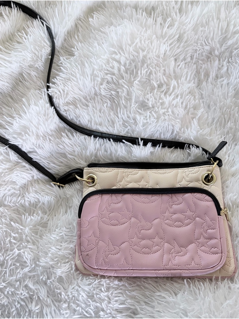 Luv Betsey by Betsey Johnson Quilted Unicorn Star Crossbody Bag
